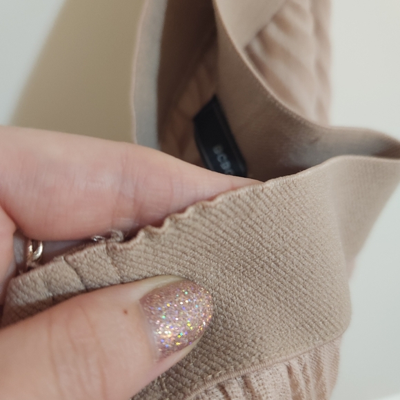 BCBGMaxAzria Estel Maxi Pleated Maxi Skirt Bare Pink XXS - Picture 9 of 9